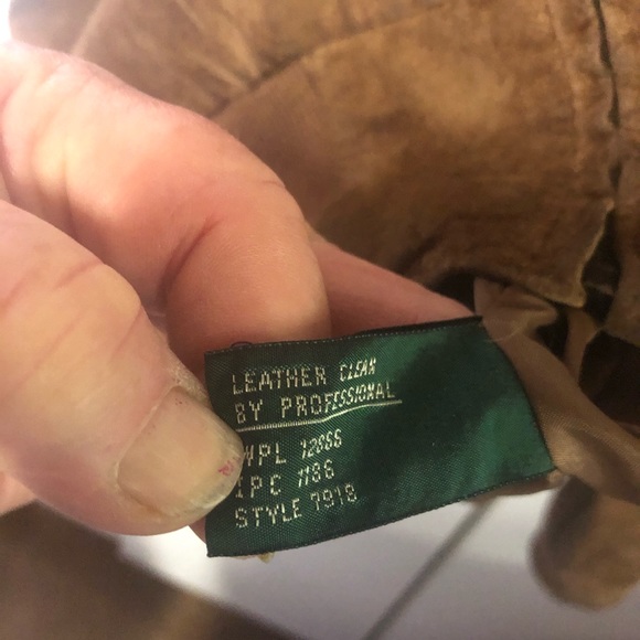 Hill and Archer suede bomber jacket vintage sz 46 - Picture 3 of 9